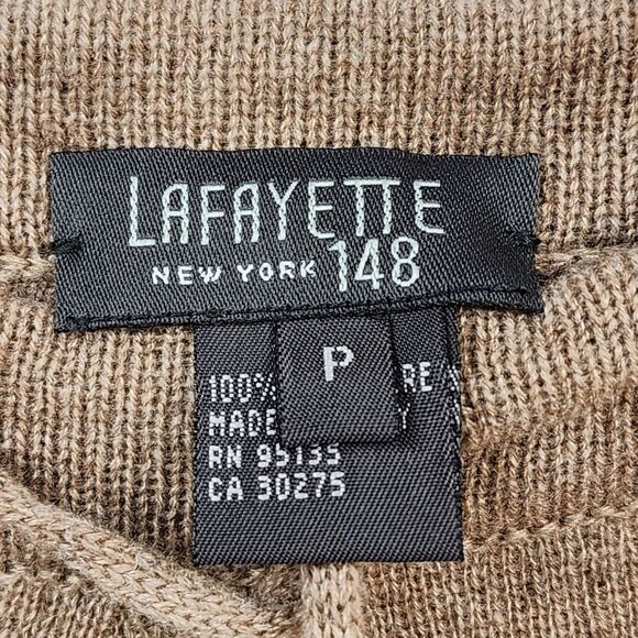 Lafayette 148 New York Women's 100% Cashmere Knit Full Length Pants - Picture 3 of 6